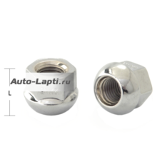 Гайка M12x1,25 (18) hex19 сфера R12, открытая CH (КИТАЙ) H-226S