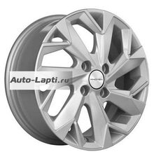 Khomen Wheels 5,5x14/4x100 ET45 D56,1 KHW1402 (Civic/Fit) F-Silver