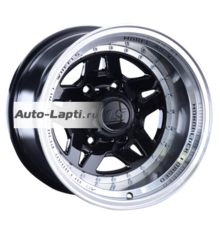 LS 10x15/6x139,7 ET-44 D106,1 878 BKL (Колпак+лого)